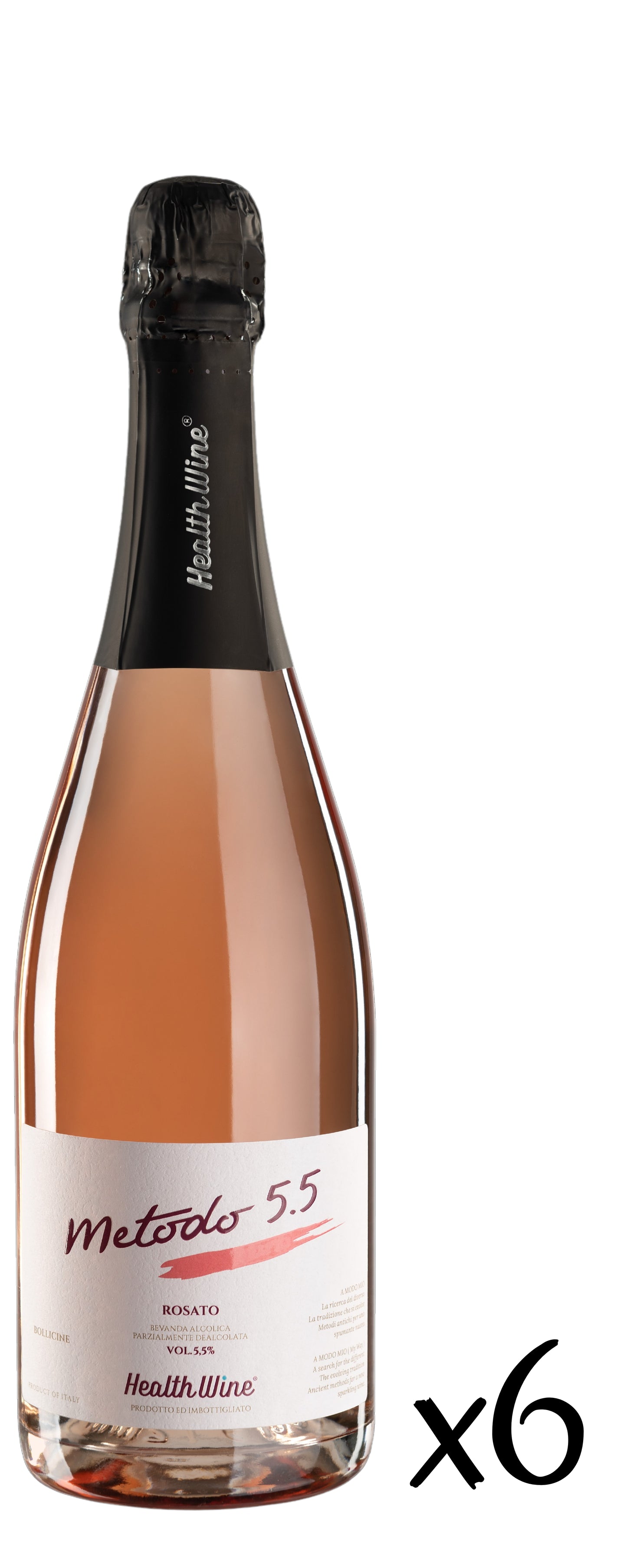 Metodo 5.5 bollicine rosato